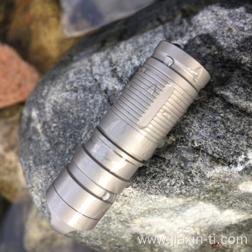 Rechargeable Titanium Flashlight With 10180 Li-ion Battery